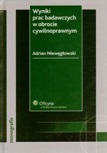 Okładka książki Wyniki prac badawczych w obrocie cywilnoprawnym