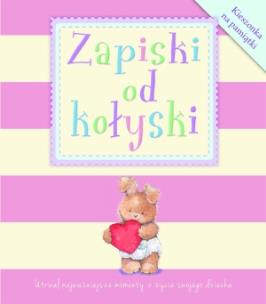 Okładka książki Zapiski od kołyski różowa