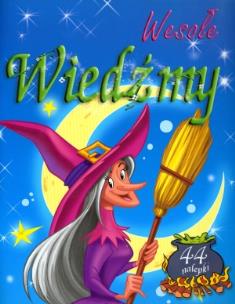 Okładka książki 44 nalepki. Wesołe wiedźmy