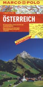Okładka książki Austria . Mapa Marco Polo w skali 1:300 000