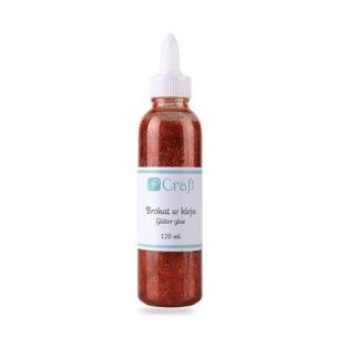 Opakowanie Brokat w Kleju - Red (120ml)
