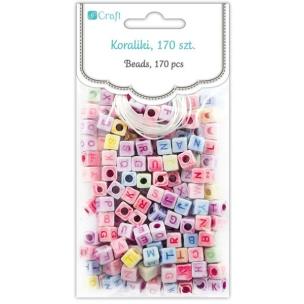 Opakowanie KORALIKI 170 SZT LITERKI BPZ