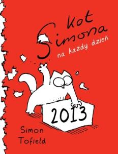 Okładka książki Kot Simona na każdy dzień 2013