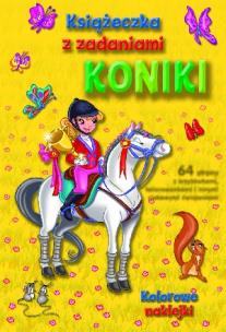 Okładka książki Książeczka z zadaniami. Koniki
