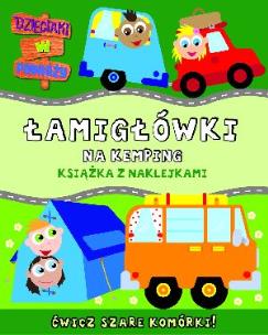 Okładka książki Łamigłówki na kemping. Dzieciaki w podróży
