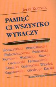 Okładka książki Pamięć ci wszystko wybaczy