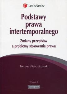 Okładka książki Podstawy prawa intertemporalnego