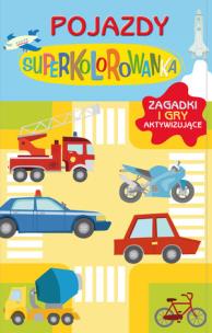 Okładka książki Pojazdy. Superkolorowanka