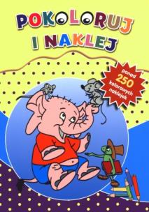Okładka książki Pokoloruj i naklej