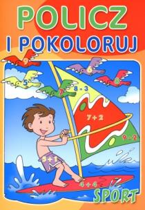 Okładka książki Policz i pokoloruj - Sport