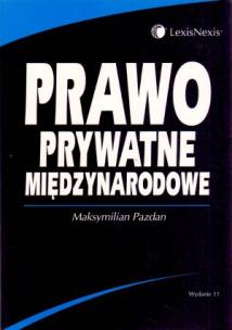 Okładka książki Prawo prywatne międzynarodowe