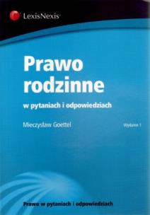 Okładka książki Prawo rodzinne w pytaniach i odpowiedziach