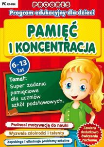 Opakowanie Progres: Pamięć i Koncentracja 6-13 lat