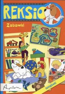Okładka książki Reksio. Łamigłówki. Zabawki