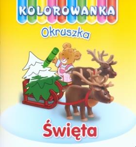 Okładka książki Święta. Kolorowanka Okruszka  FK