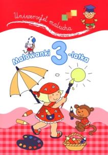 Okładka książki Uniwersytet malucha. Malowanki 3-latka