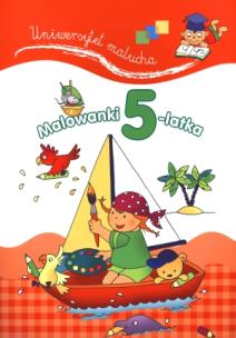 Okładka książki Uniwersytet malucha. Malowanki 5-latka