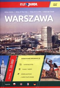 Okładka książki Warszawa Mini Atlas miasta