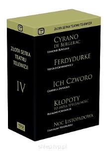 Okładka książki Złota Setka Teatru Telewizji. Kolekcja 4 (zestaw 5 płyt ) film DVD
