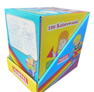 Okładka książki 100 Kolorowanek - MIX w display