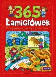 Okładka książki 365 łamigłówek - Rozrywka na każdy dzień