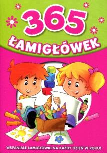 Okładka książki 365 łamigłówek