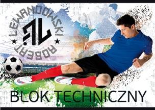 Blok techniczny A4/10K Robert Lewandowski (10szt). Wydawca: UNIPAP. Multiszop.pl Opakowanie Blok techniczny A4/10K Robert Lewandowski (10szt)