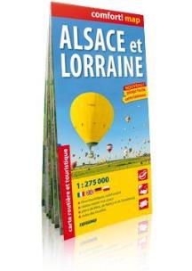 Okładka książki Comfort!map Alsace et Lorraine 1:275 000