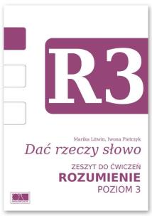 Okładka książki Dać rzeczy słowo. Rozumienie - poziom 3.