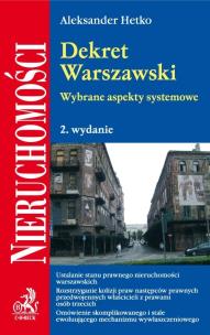 Okładka książki Dekret Warszawski