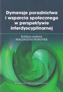 Opakowanie Dymensje poradnictwa i wsparcia społecznego w perspektywie interdyscyplinarnej