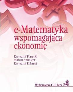 Okładka książki e-Matematyka wspomagająca ekonomię