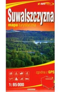Okładka książki Euromapa Suwalszczyzna 1:85 000
