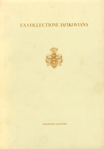 Okładka książki Ex collectione Dzikoviana