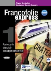 Okładka książki Francofolie express 1 Podręcznik z płytą CD