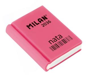 Opakowanie Gumka plastikowa Notes (36szt) MILAN