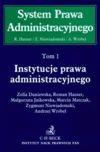 Okładka książki Instytucje prawa administracyjnego t.1