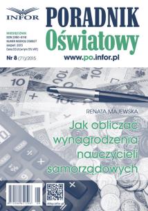 Opakowanie Jak obliczać wynagrodzenia nauczycieli samorządowych
