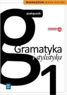 Okładka książki J.Polski GIM 1 Gramatyka i Stylistyka WSiP