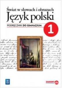 Okładka książki J.Polski GIM 1 Świat w słowach Podr. WSIP