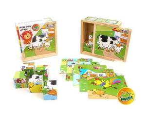 Opakowanie Klocki drewniane w skrzynce