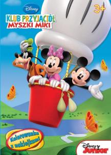 Okładka książki Klub Przyjaciół Myszki Miki. Kolorowanka z naklejkami