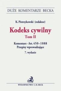 Okładka książki Kodeks cywilny tom 2 Komentarz do art. 450–1088 oraz do Przepisów wprowadzającyc