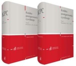 Okładka książki Kodeks postępowania cywilnego tom 1-2