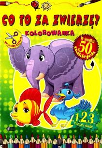 Okładka książki Kolorowanka. Co to za zwierzę?