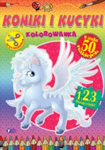 Okładka książki Kolorowanka. Koniki i kucyki