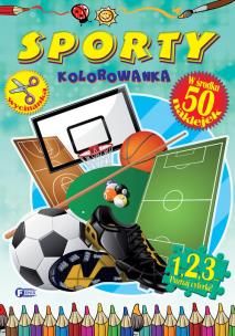 Okładka książki Kolorowanka. Sporty