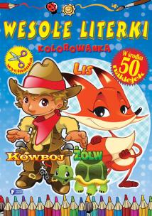 Okładka książki Kolorowanka. Wesołe literki