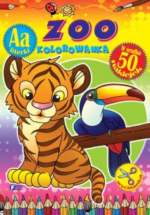 Okładka książki Kolorowanka. ZOO