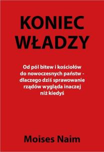 Okładka książki Koniec władzy